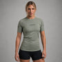 Fumetsu Icon Womens Short Sleeve Rash Guard Sand