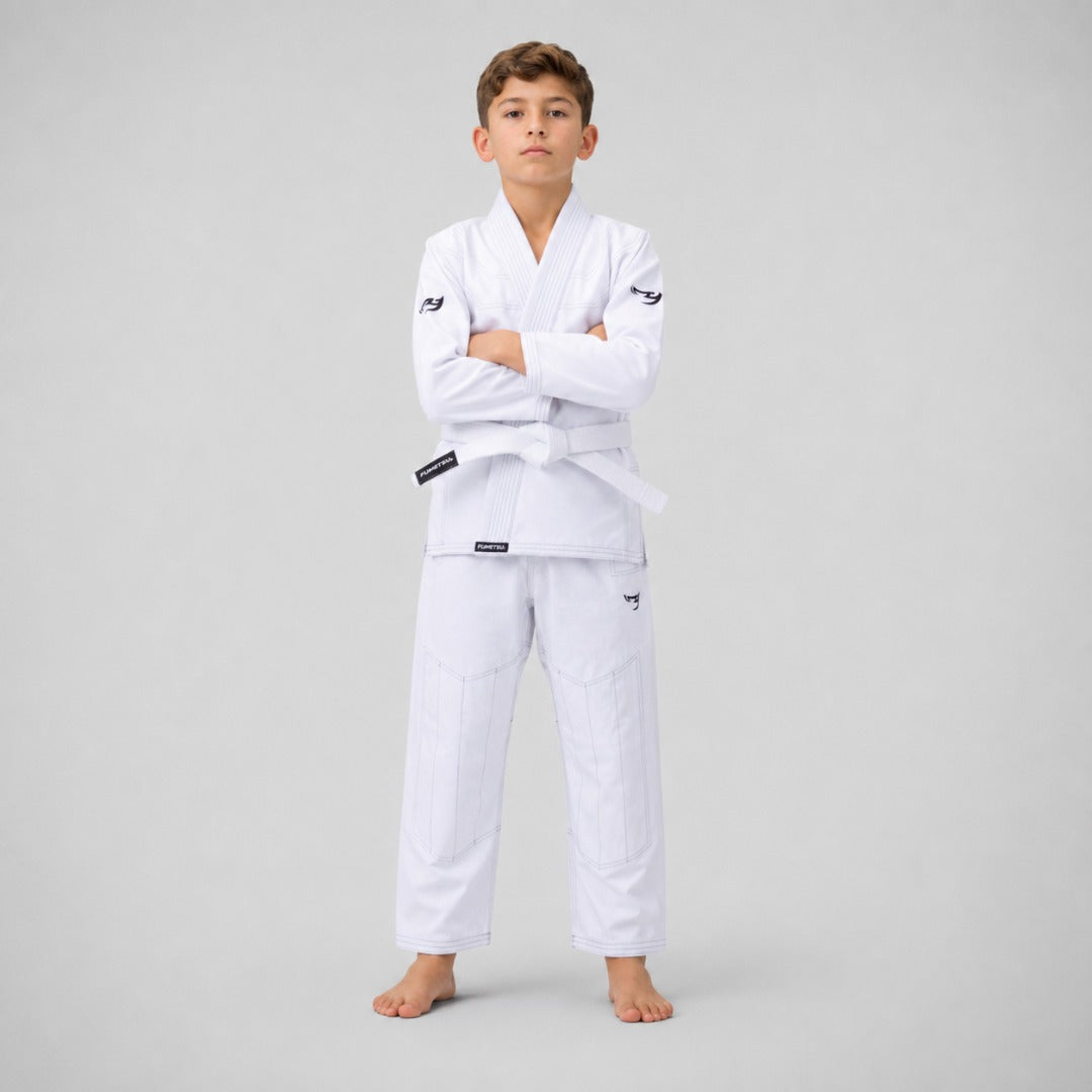 Fumetsu Kids Ghost V-Lite BJJ Gi White/Black