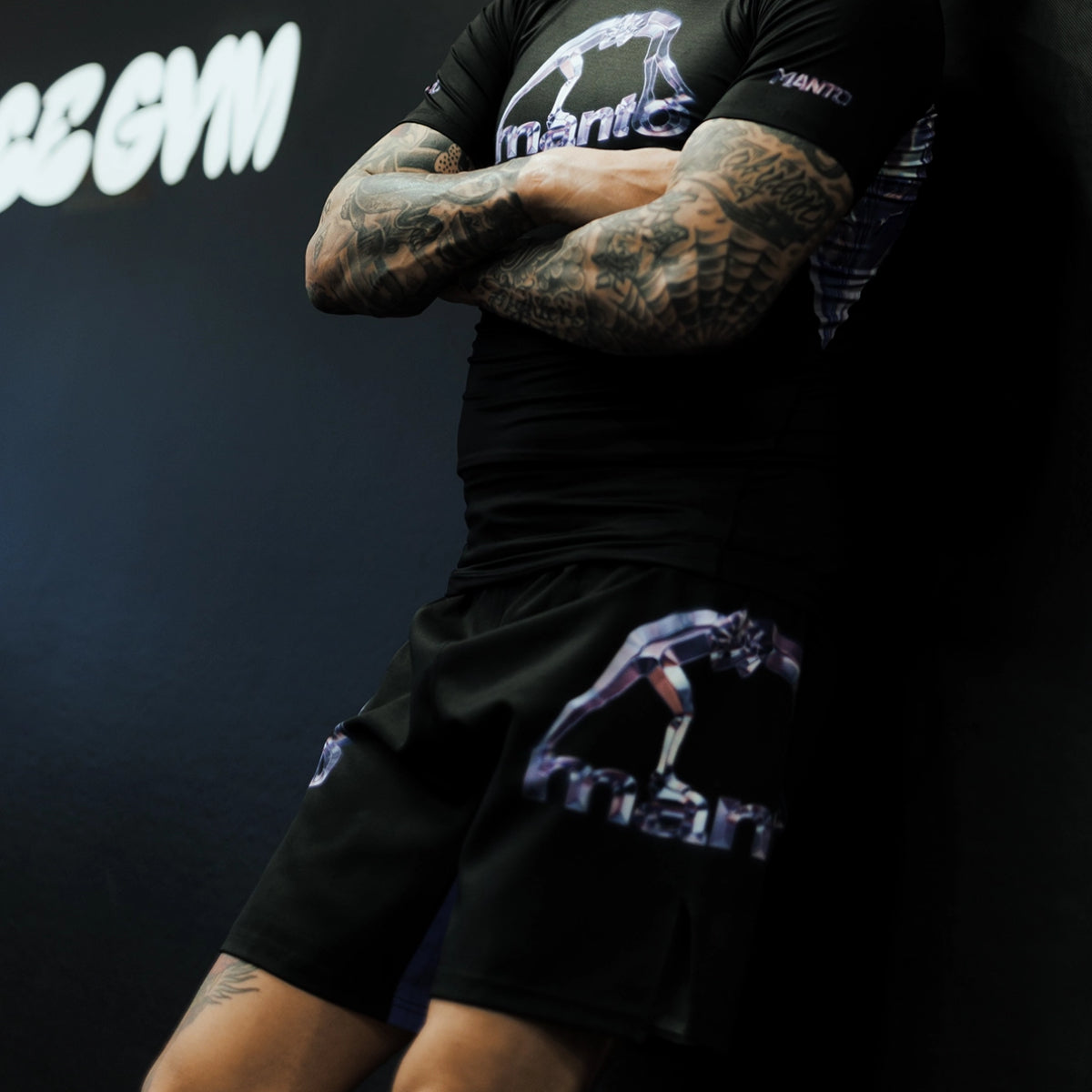 Manto Mirage Fight Shorts Black
