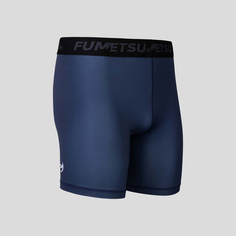 Navy Fumetsu Icon Vale Tudo Shorts    at Bytomic Trade and Wholesale