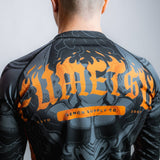 Fumetsu Oni Long Sleeve Rash Guard Black/Grey/Bronze at Bytomic Trade and Wholesale