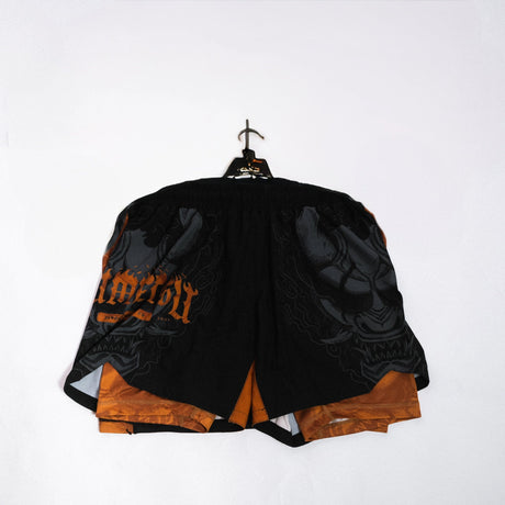 Fumetsu Oni Dual Layer Shorts Black/Grey/Bronze at Bytomic Trade and Wholesale