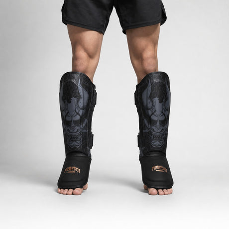 Fumetsu Oni Shin Guards Black/Grey/Bronze at Bytomic Trade & Wholesale 1