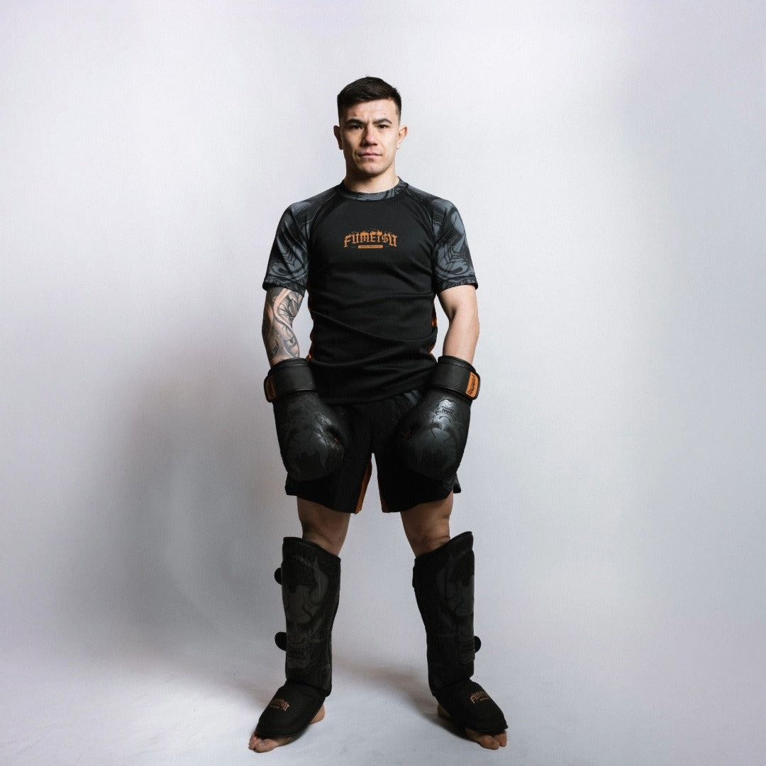 Fumetsu Oni Shin Guards Black/Grey/Bronze at Bytomic Trade & Wholesale 5