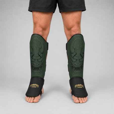 Fumetsu Oni Shin Guards Khaki/Black/Gold at Bytomic Trade & Wholesale 1