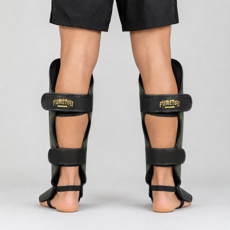 Fumetsu Oni Shin Guards Khaki/Black/Gold at Bytomic Trade & Wholesale 2