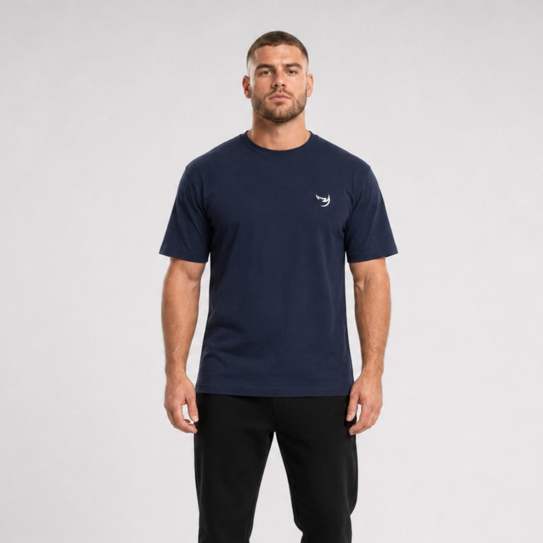 Fumetsu Origins 2.0 T-Shirt Navy Photoshoot 1