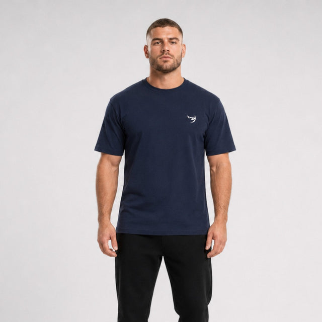 Fumetsu Origins 2.0 T-Shirt Navy Photoshoot 1