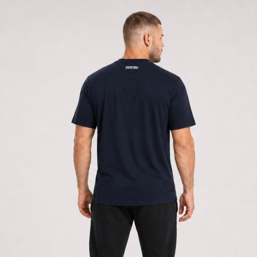 Fumetsu Origins 2.0 T-Shirt Navy Photoshoot 3