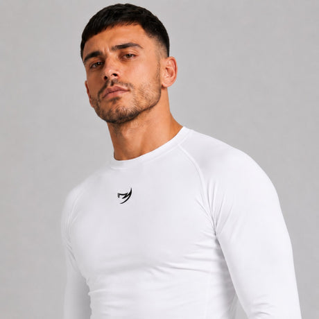 Fumetsu Origins Long Sleeve Rash Guard White