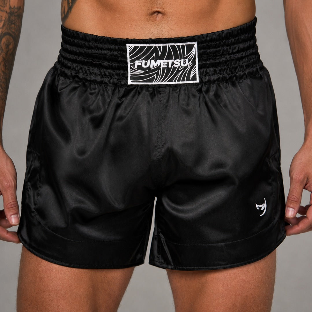 Fumetsu Origins Muay Thai Shorts Black