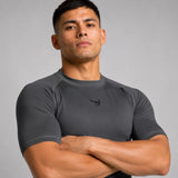 Fumetsu Origins Short Sleeve Rash Guard Grey