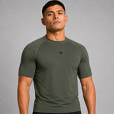 Fumetsu Origins Short Sleeve Rash Guard Khaki