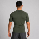 Fumetsu Origins Short Sleeve Rash Guard Khaki