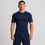 Fumetsu Origins Short Sleeve Rash Guard Navy