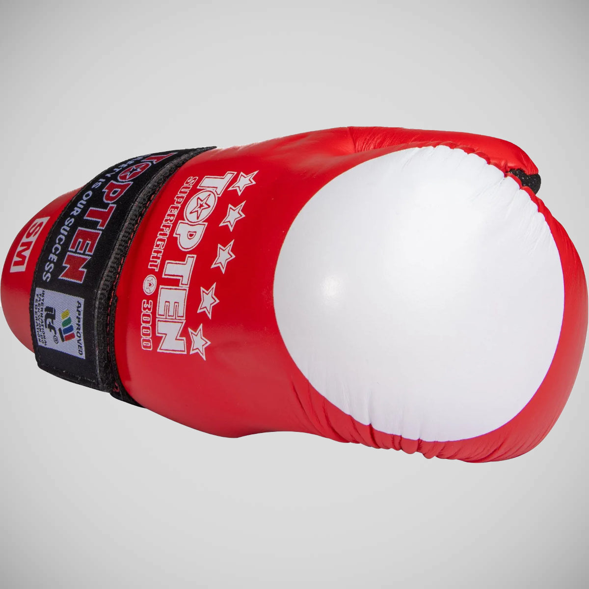 Red Top Ten Open Hand Superfight ITF Gloves    at Bytomic Trade and Wholesale