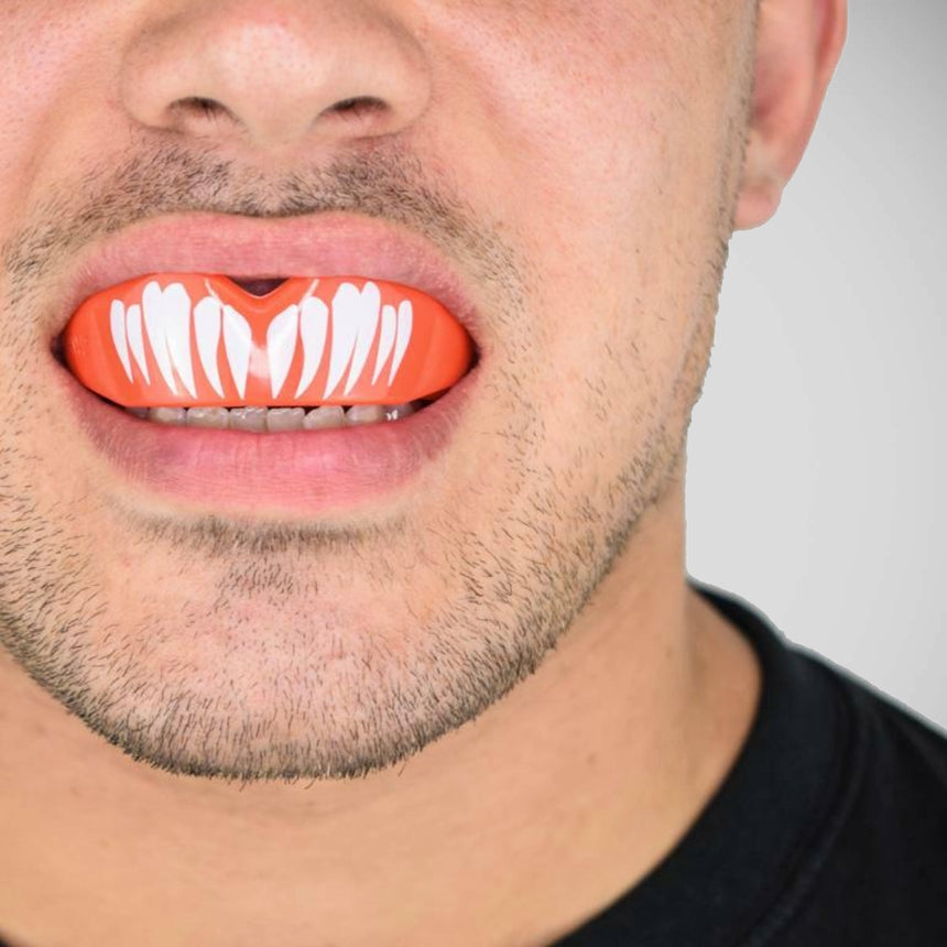 SafeJawz Extro Viper Mouth Guard Red/White    at Bytomic Trade and Wholesale