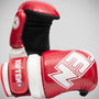 Red/White Top Ten Glossy Block Pointfighter Gloves