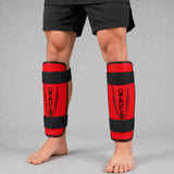 Red/Black Bytomic Axis V2 Shin Guards at Bytomic Trade & Wholesale 1
