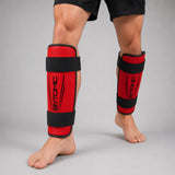 Red/Black Bytomic Axis V2 Shin Guards at Bytomic Trade & Wholesale 4