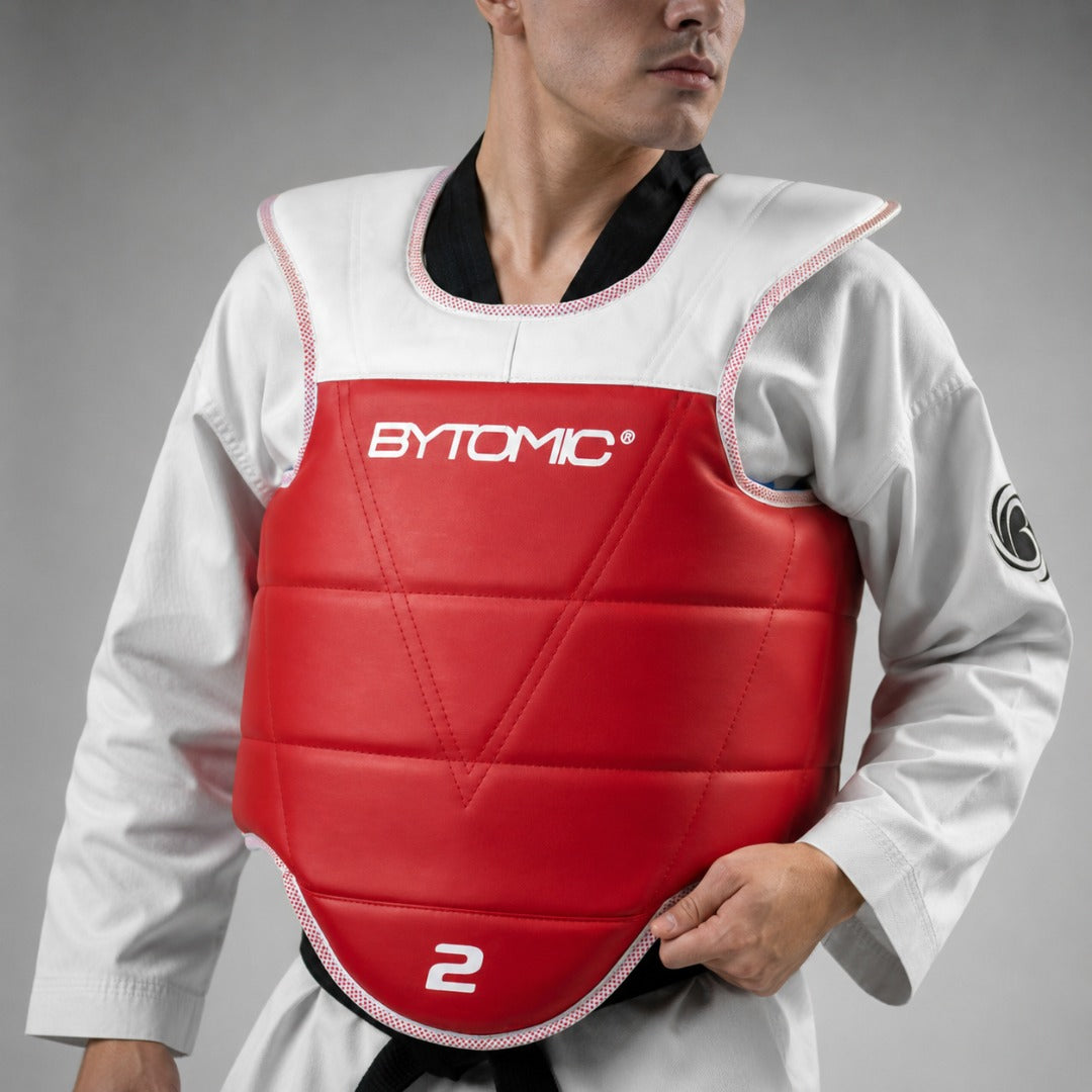 Red/Blue Bytomic Performer Reversible Chest Guard