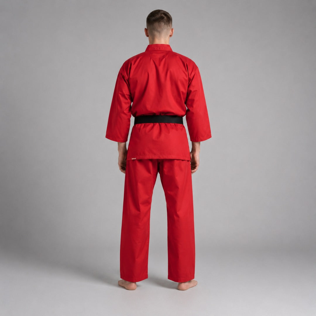 Red Bytomic Red Label V-Neck Adult Martial Arts Uniform