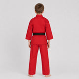 Red Bytomic Red Label V-Neck Kids Martial Arts Uniform