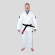 Roll Supreme The Low Key BJJ Gi White at Bytomic Trade and Wholesale
