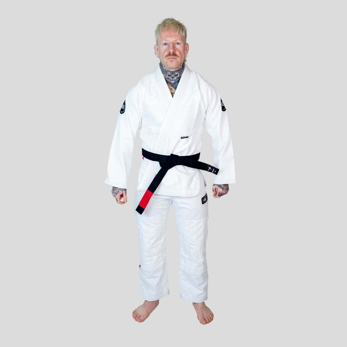 Roll Supreme The Low Key BJJ Gi White at Bytomic Trade and Wholesale