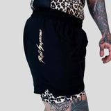 Roll Supreme The Butcher 2 in 1 Jiu Jitsu Shorts Yellow/Brown at Bytomic Trade and Wholesale