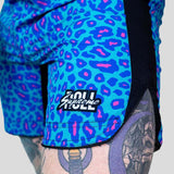Roll Supreme The Butcher Fight Shorts Blue/Pink at Bytomic Trade and Wholesale