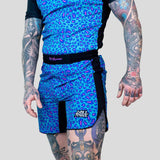 Roll Supreme The Butcher Fight Shorts Blue/Pink at Bytomic Trade and Wholesale