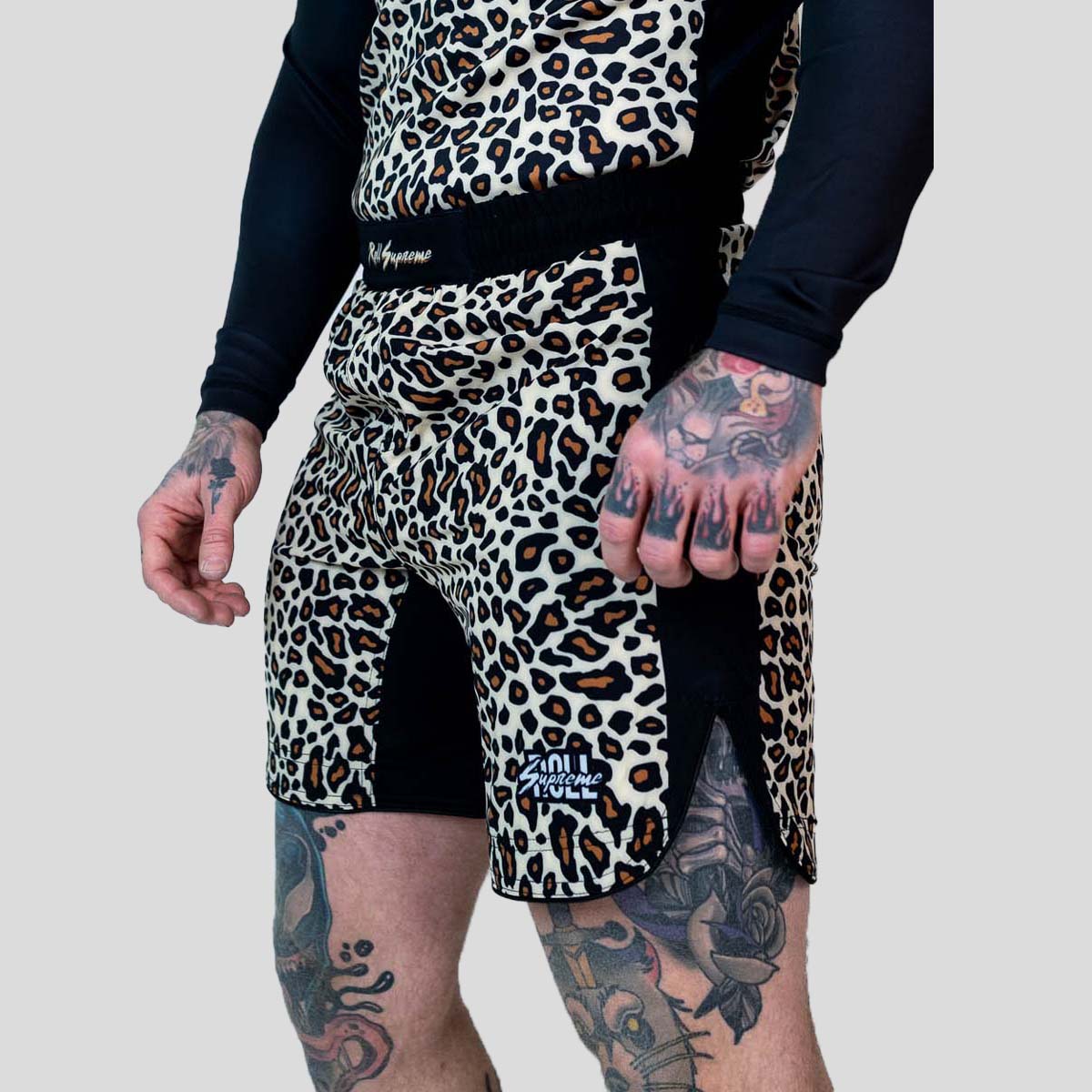 Roll Supreme The Butcher Fight Shorts Yellow/Brown at Bytomic Trade and Wholesale
