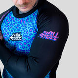 Roll Supreme The Butcher Long Sleeve Rash Guard Blue/Pink at Bytomic Trade and Wholesale