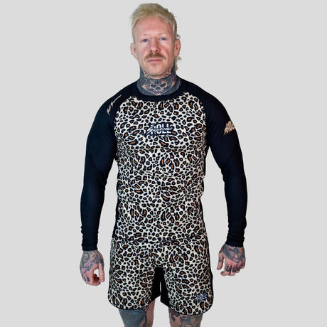 Roll Supreme The Butcher Long Sleeve Rash Guard Yellow/Brown at Bytomic Trade and Wholesale