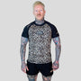 Roll Supreme The Butcher Short Sleeve Rash Guard Yellow/Brown