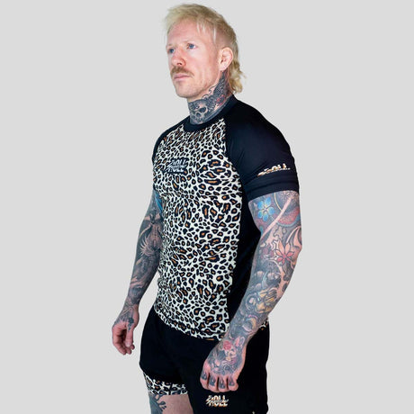 Roll Supreme The Butcher Short Sleeve Rash Guard Yellow/Brown at Bytomic Trade and Wholesale