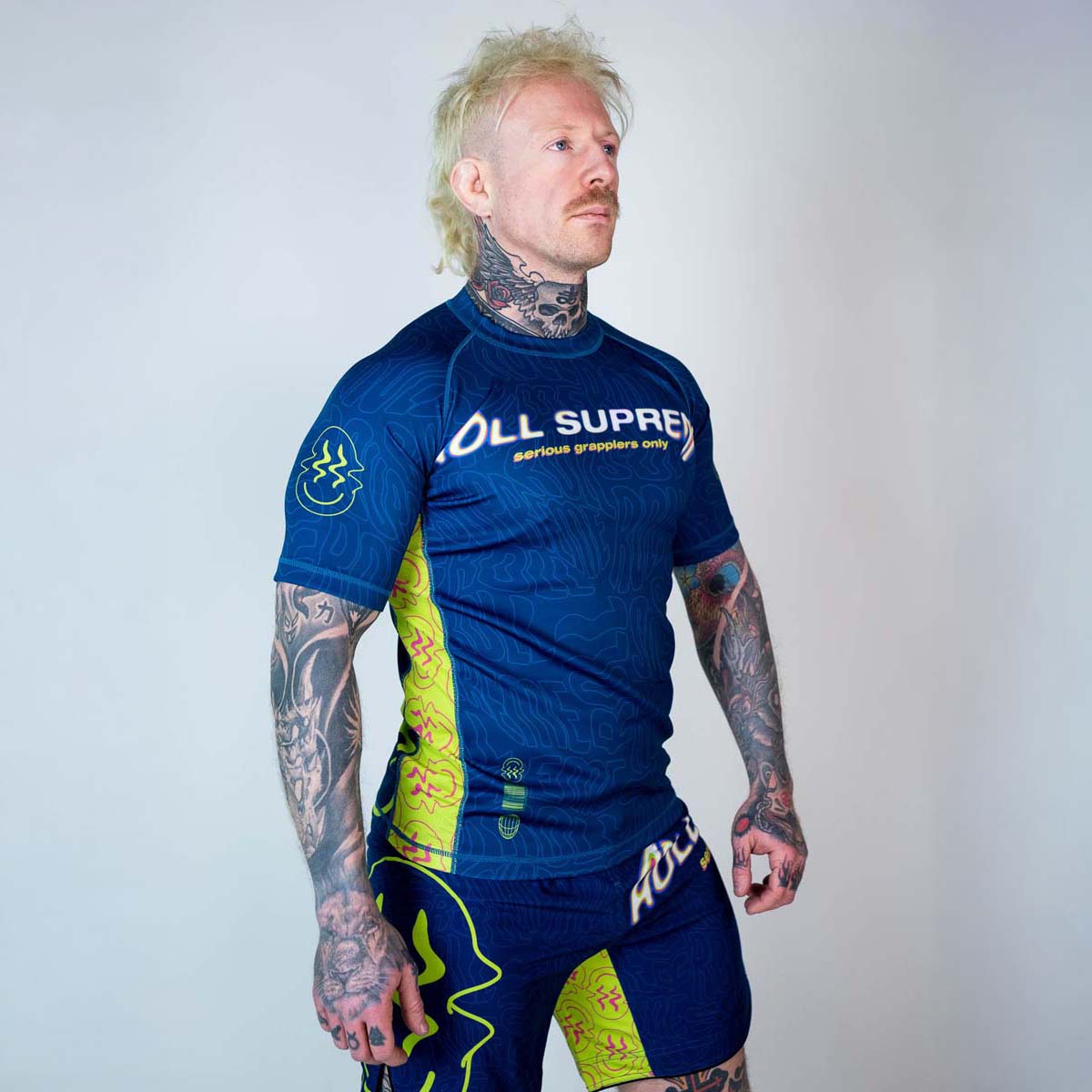 Roll Supreme The Rave Nuclear Candy Trip Short Sleeve Rash Guard at Bytomic Trade and Wholesale