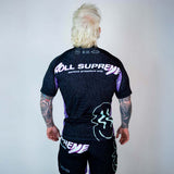 Roll Supreme The Rave Ultraviolet Brain Freeze Short Sleeve Rash Guard at Bytomic Trade and Wholesale