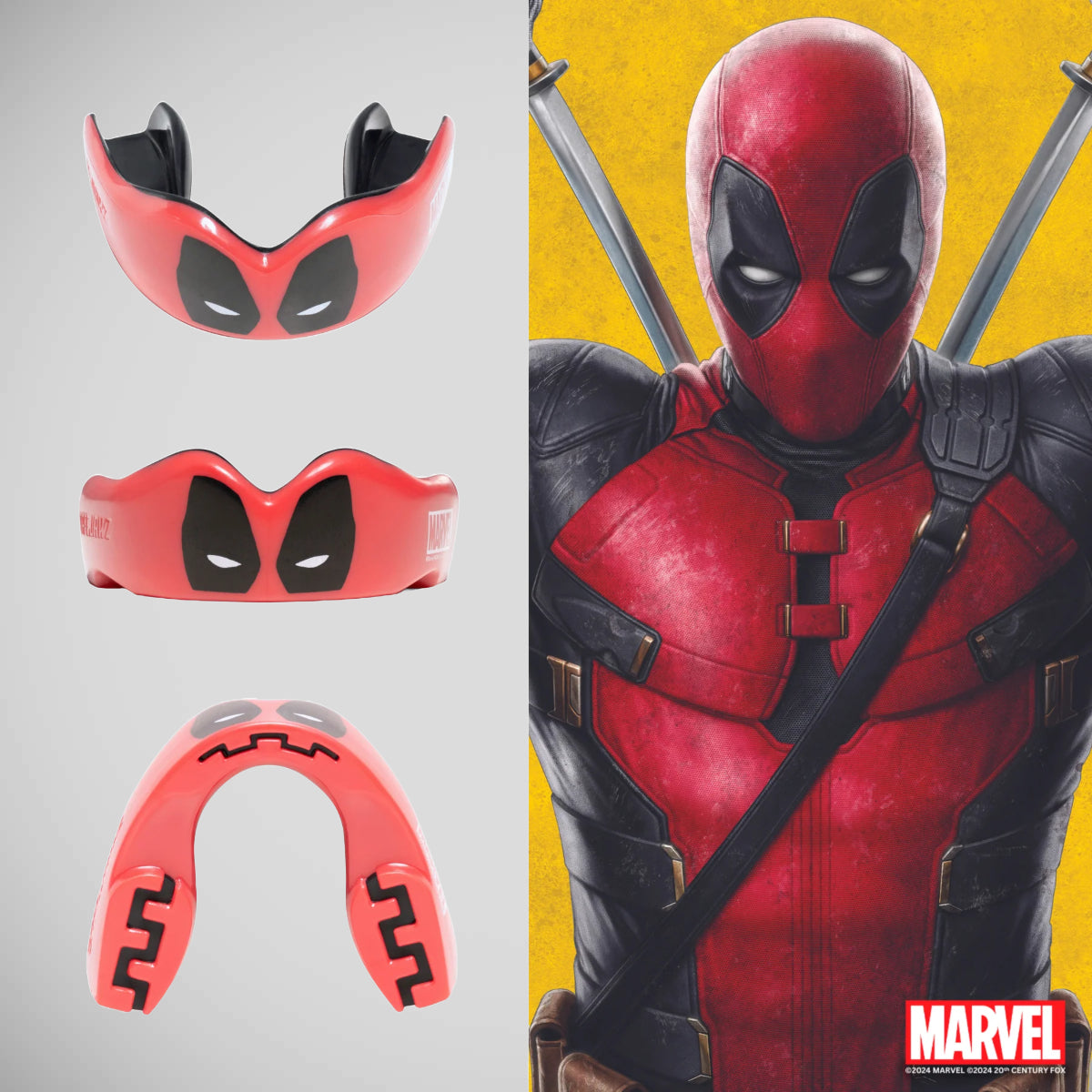 SafeJawz Marvel Deadpool Mouth Guard    at Bytomic Trade and Wholesale