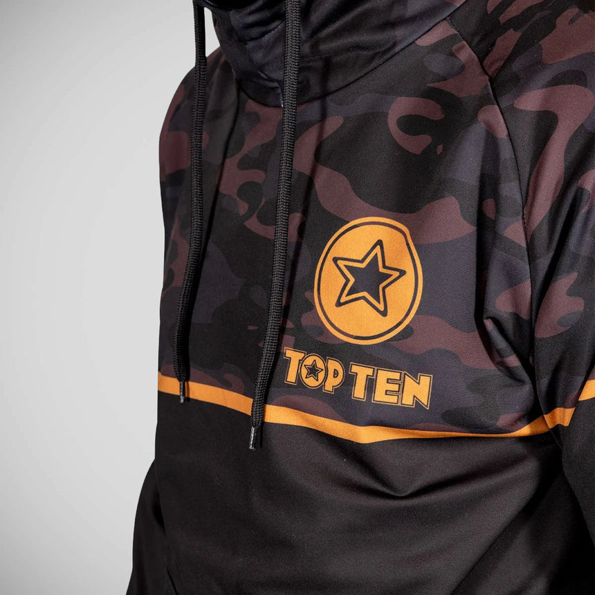 Top Ten Black Force Camouflage Hoodie Black    at Bytomic Trade and Wholesale