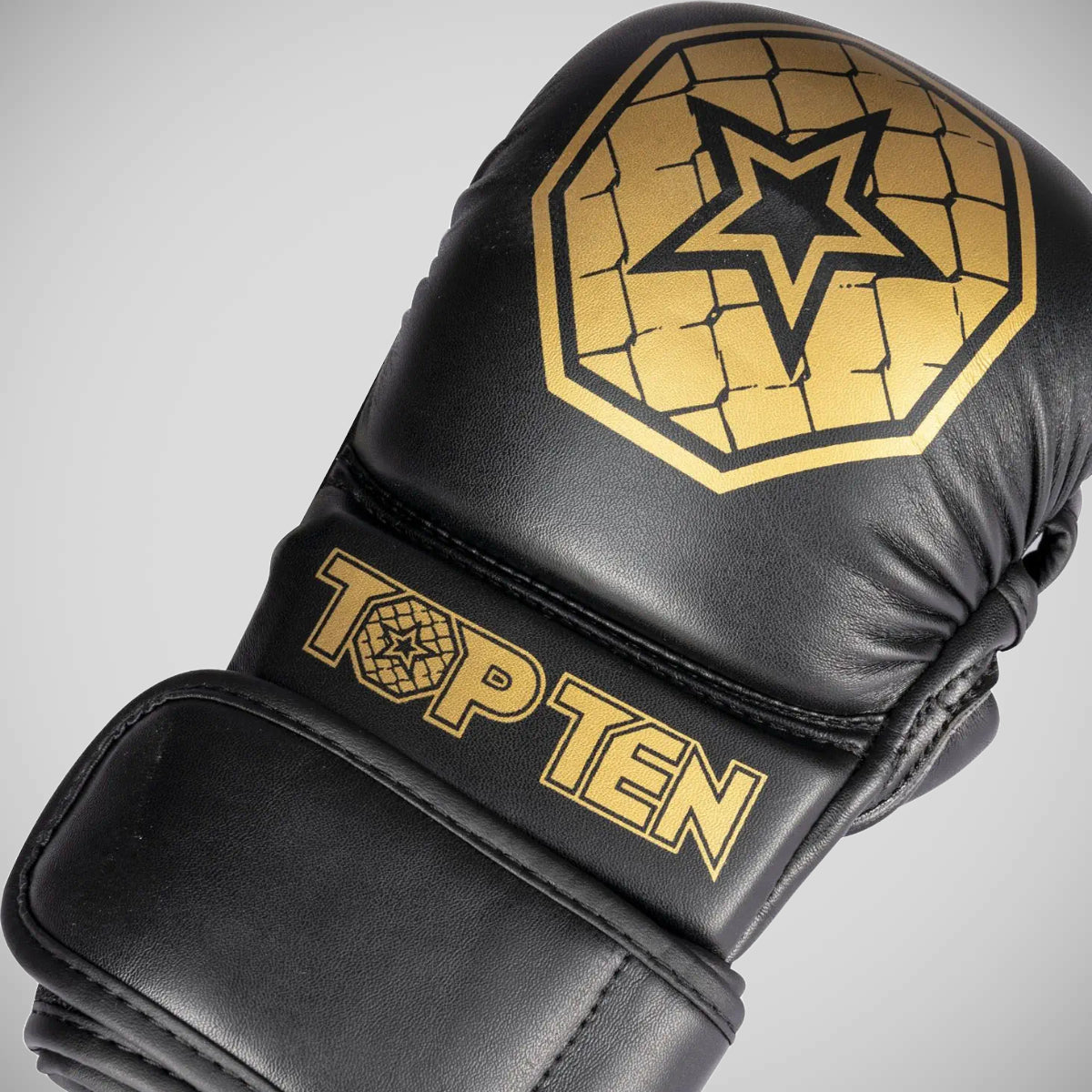 Top Ten Contender MMA Sparring Gloves Black/Gold    at Bytomic Trade and Wholesale