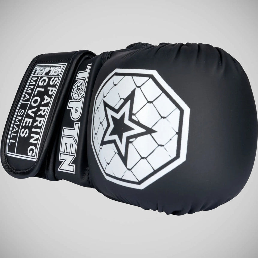 Top Ten Contender MMA Sparring Gloves Black    at Bytomic Trade and Wholesale