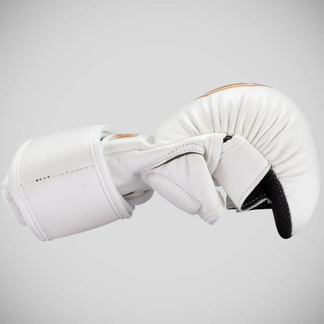 Top Ten Contender MMA Sparring Gloves White/Gold    at Bytomic Trade and Wholesale