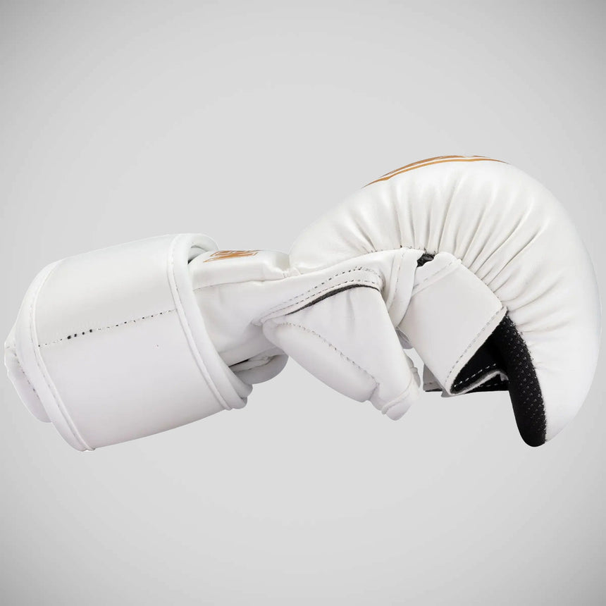 Top Ten Contender MMA Sparring Gloves White/Gold    at Bytomic Trade and Wholesale