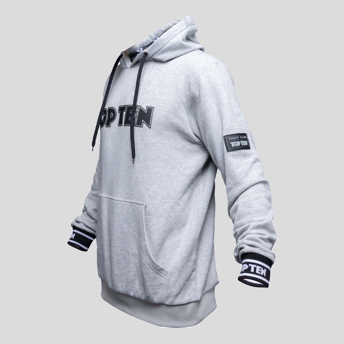 Top Ten Fight Club Hoodie Grey    at Bytomic Trade and Wholesale