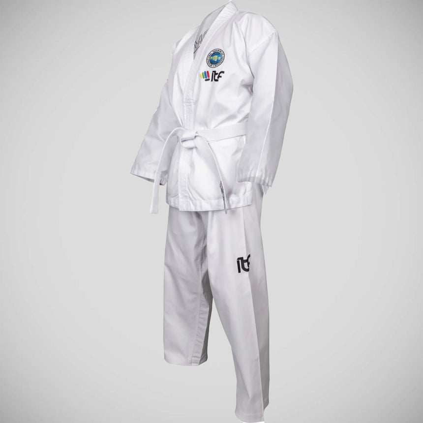 White Top Ten ITF Student Uniform with Slip Jacket    at Bytomic Trade and Wholesale