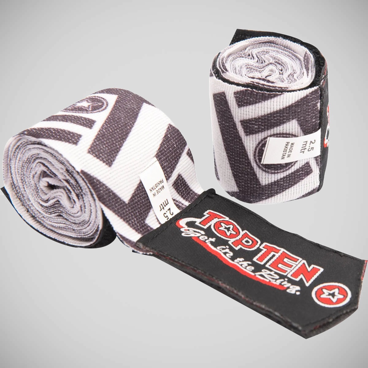 Top Ten Military Elastic Hand Wraps Black/White    at Bytomic Trade and Wholesale