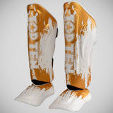 Top Ten Power Ink Golden Star Shin/Instep Guards White/Gold    at Bytomic Trade and Wholesale