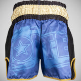 Top Ten Power Ink Kickboxing Shorts Blue/Gold    at Bytomic Trade and Wholesale